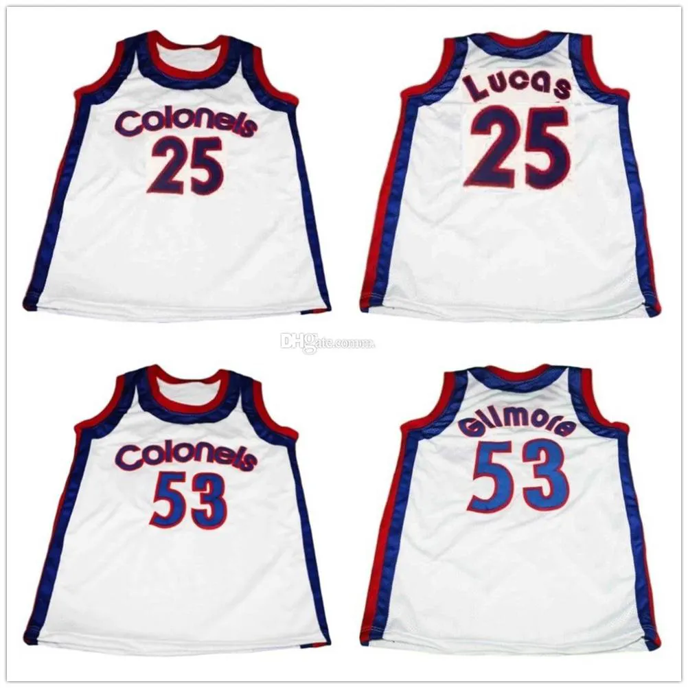 Maurice Lucas # 25 Artis Gilmore # 53 Kentucky Colonels Retro Basketball Jersey Men's Ed Custom Any Number Nom Jerseys