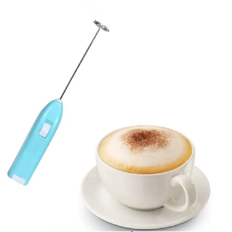 Kitchen Egg Beater Coffee Milk Drink Electric Whisk Mixer Frother Foamer  Electric Mini Handle Mixer Stirrer 