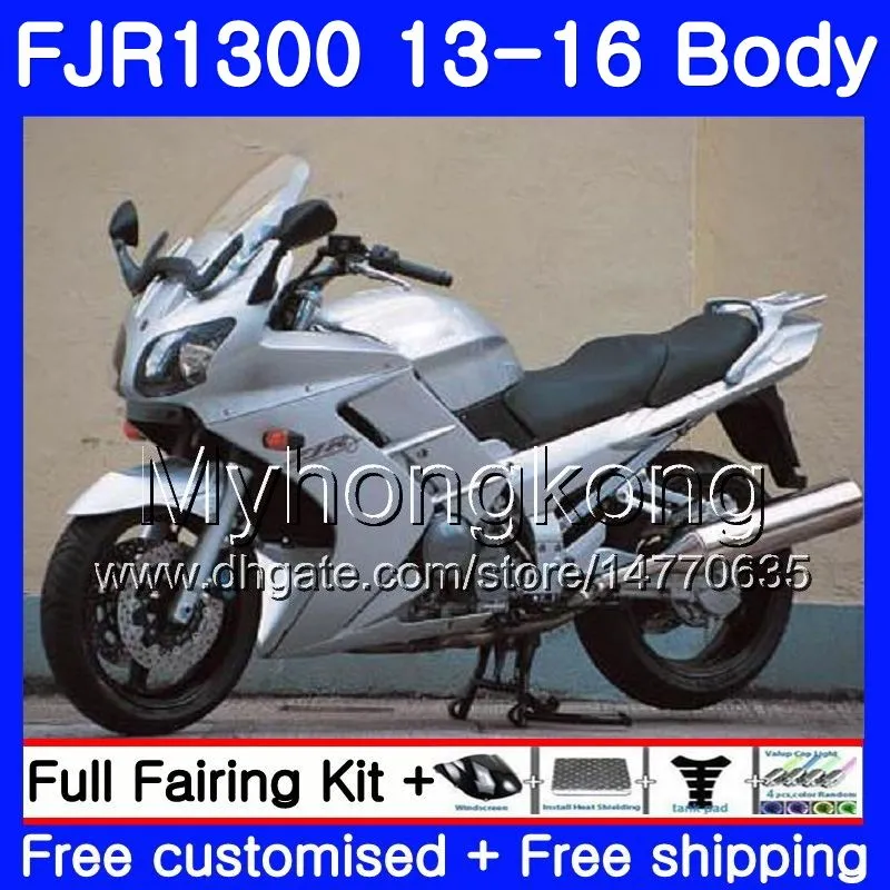 هيكل YAMAHA FJR1300A FJR1300 13 FJR-1300 13 14 15 16 247HM.27 FJR-1300A FJR1300 A ملمع فضي FJR 1300 2013 2014 2015 2016 Fairings