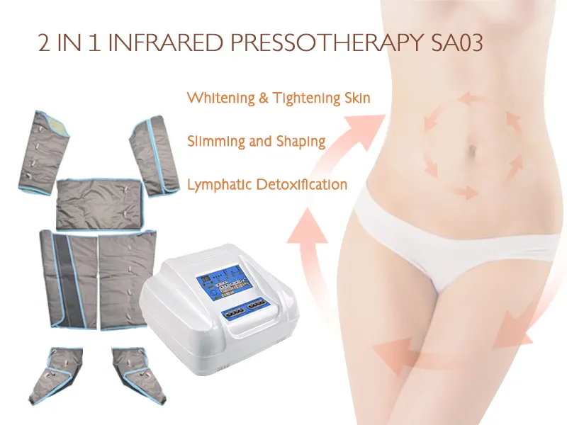 2IN1 Super Weight Loss Equipment Air Presso Operation Slimming Suit Far Infrared Spa Slimming Detox Machine
