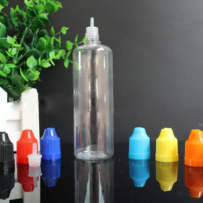 Better Price 700Pcs Childproof Caps 100ml E-liquid PET Bottles Empty Dropper 100ml Bottle with Long Thin Tips and Proof Child Lids