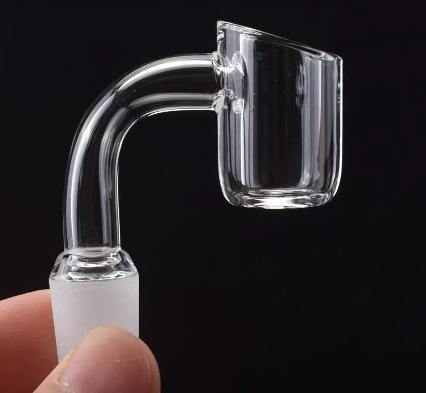 4mm d'épaisseur OD20mm XL Quartz Banger clou avec femelle mâle 10mm 14mm 18mm 45/90 degrés sans dôme Quartz clou pour conduites d'eau