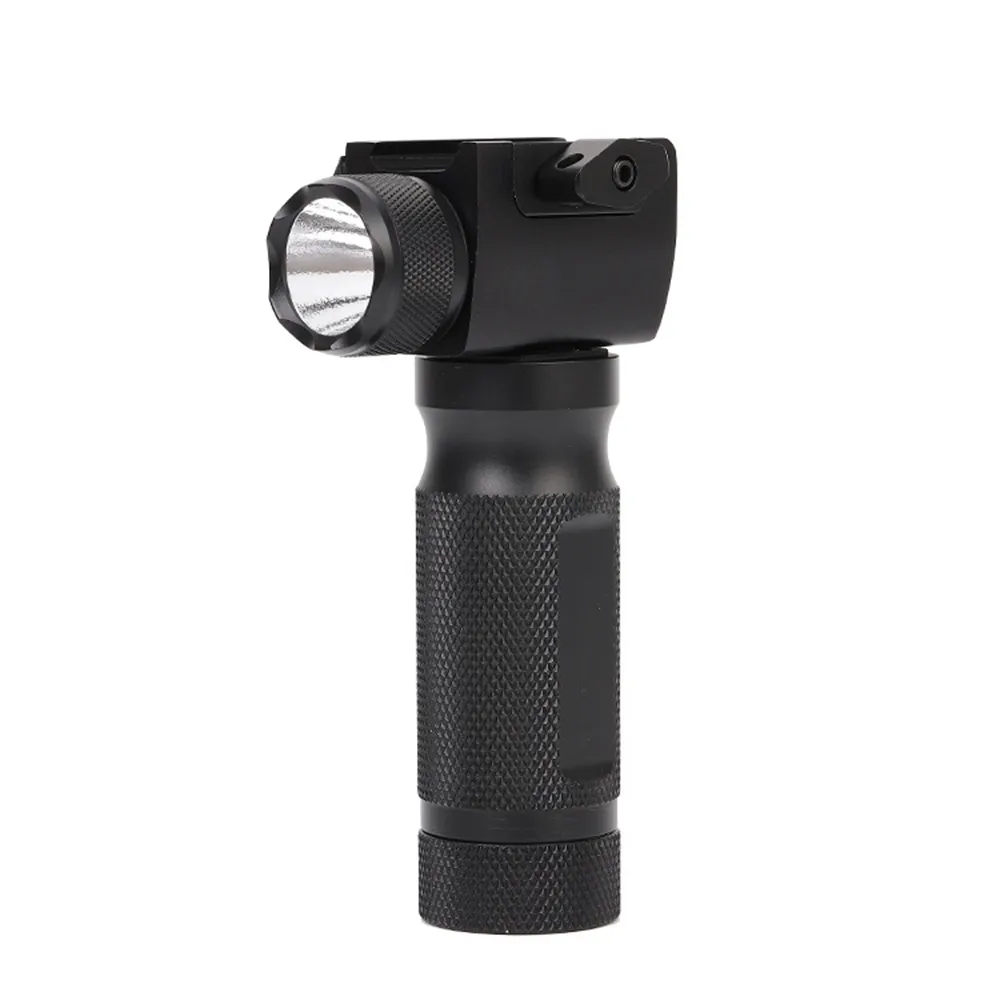 Cheap Tactical Vertical Fore Grip CREE LED Hunting Flashlight with Integrated Red/Green Dot Laser Sight For Rifl