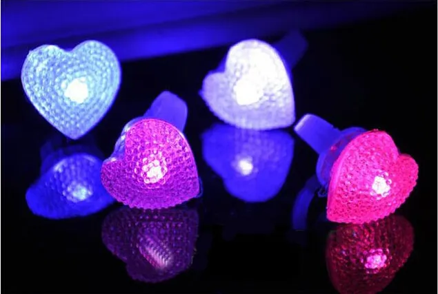 Éclairage de nouveauté LED Ring Lights Anneaux d'ouverture Party Bar Finger Night Light Garçons et filles Cadeaux pour enfants Jouets pour enfants Cadeau de festival de mariage