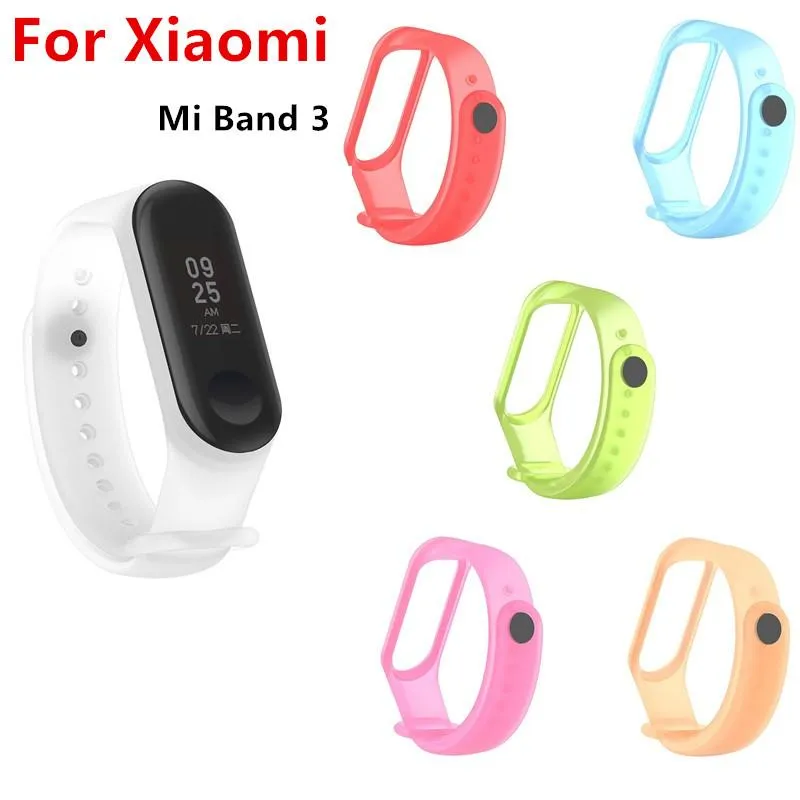 Lichtgevende Smart Strap voor Xiaomi Mi Band 3 Smart Band Accessoires voor Xiaomi Miband 3 Smart Polsbandband voor Xiaomi Mi Band 3