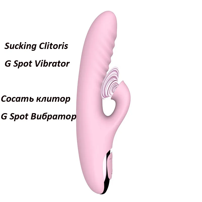 Vibrateur Suceur Lécheur G-Spot Et Clitoris - Dildo Stimulateur Pour Femmes - Neuf