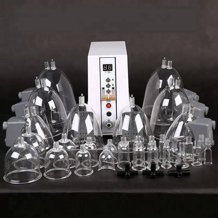 진공 바디 모양 슬리밍 유방 확대 장치 35 흡입 컵 기계