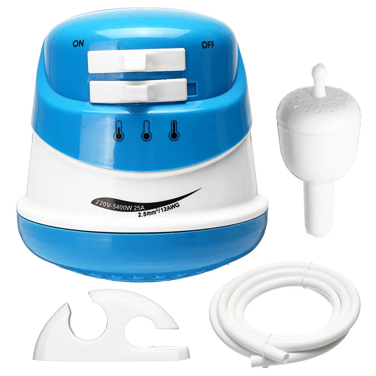 5400W 110220V elétrica Cabeça de chuveiro Tankless instantâneo Hot Water Heater Bath Kits - 220V