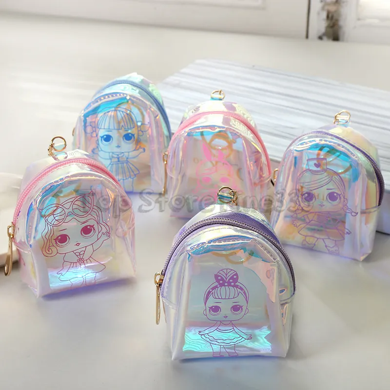 Lol sac à monnaie transparente sac de pièces de monnaie dessin animé sac de rangement sac de rangement Bluetooth casquette de rangement Boîte de rangement sac de rangement sac sacs à bourse en gros