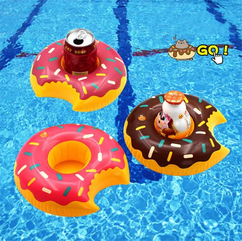 CO00216-BOUEE.Porte gobelet gonflable flottant. support de canette de boisson. baignoire chaude
