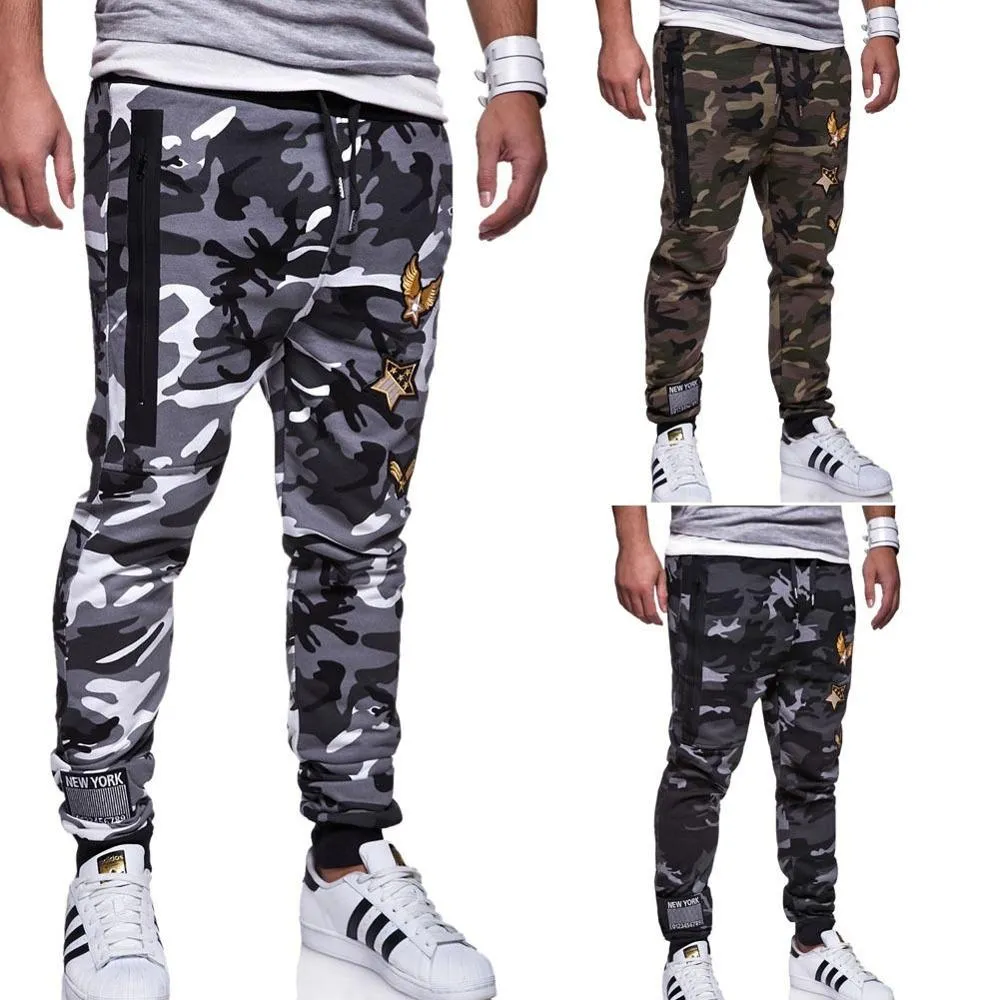 ZOGAA 2019 new pants men Casual fashion mens joggers pants streetwear Camouflage men trousers 5 colors tactical S-4XL