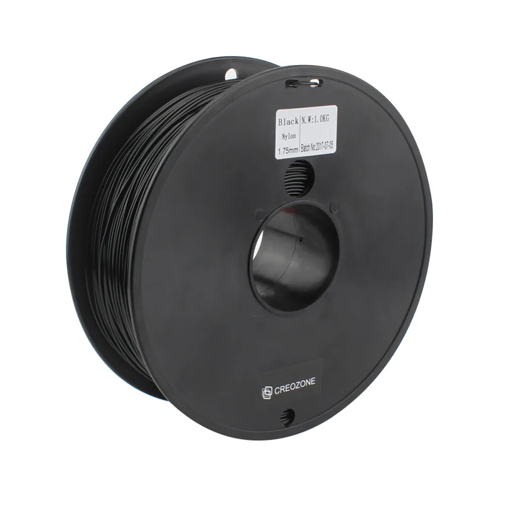 Filament en nylon de qualité supérieure pour imprimante 3D, matériaux d'impression 3D durables et résistants à l'usure, couleur noire, bobine de 1,75 1 kg, livraison gratuite