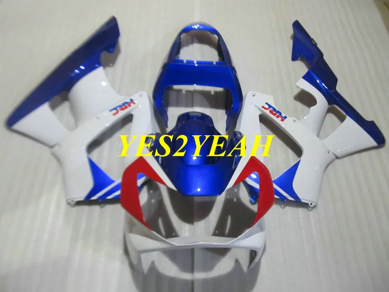 Kit de carénage d'injection pour Honda CBR900RR 929 00 01 CBR 900RR CBR 900 RR 2000 2001 carénages bleu blanc Bodyowrk + cadeaux HZ52