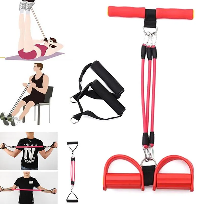 Pedal Exerciser Pull Rope Fitness Resistance Bands Women Men Sit Up Pull Ropes yoga fitness equipment
