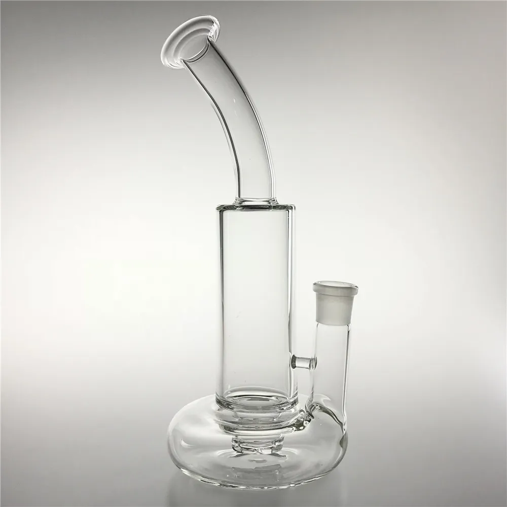 10.6 Inch Clear Tornado Bong Glass Water Pipes with Hookah 14mm Female Big Cyclone Filter Disc Base Beaker Bongs for Oil Rigs Smoking