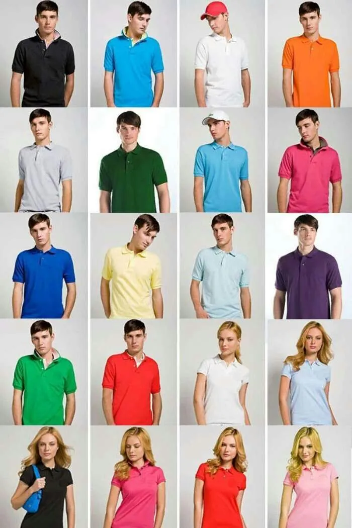 Designer men's polos shirt summer short sleeve 100% cotton breathable casual solid shirt basic pieces size xs-4xl