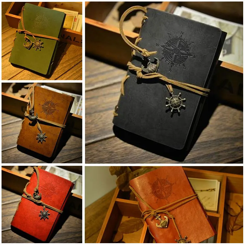 Rustic Notebooks Leather Bound Travel Journal Handcrafted Vintage Style Notebook With ...