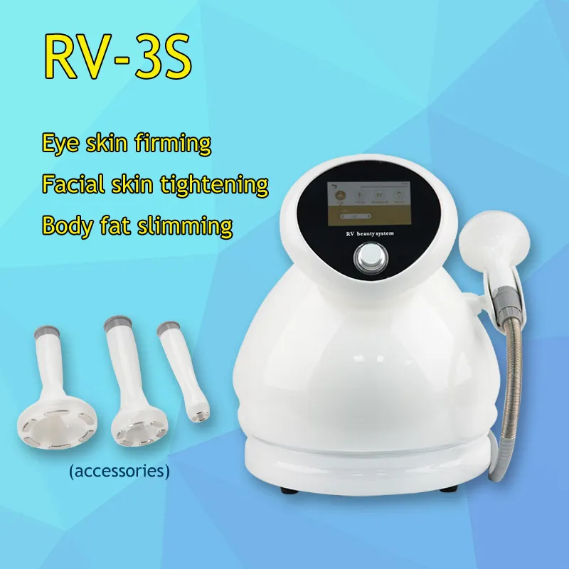 Appareil portable amincissant le corps RV-3S Machine à vide à photons RF 3 en 1 pour la réduction de la cellulite