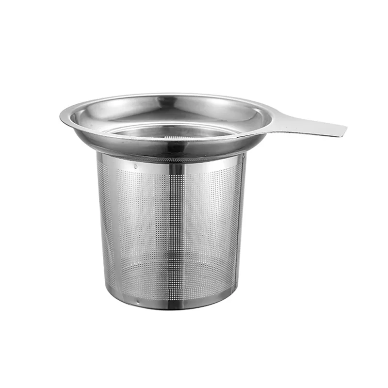 loose leaf green tea basket filter 304 stainless steel infuser flower pot strainer mesh large type