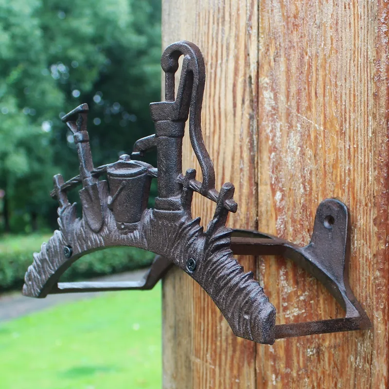 Cast Iron Garden Hose Holder Outdoor Garden Decor 682384839591