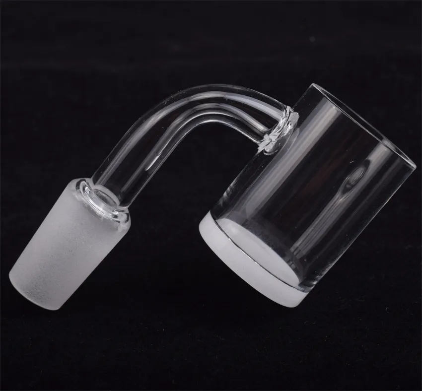 Palenia Quartz Banger Opaque Dolna 10mm 14mm 18mm Mężczyzna Samica Staw 25mm OD Paznokcie do Dab Rig Szklane bongs