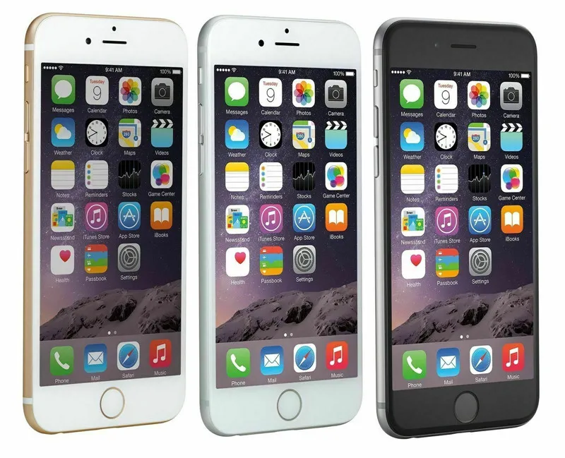 Original desbloqueado Apple iPhone 6 16 GB/64 GB/128 GB 4,7 polegadas IOS Dual Core 1,4 GHz 8,0 MP Câmera 4G LTE Telefone