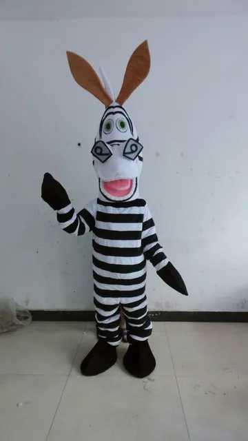 Professional custom zebra Mascot Costume Character Animal Mascot Clothes Christmas Halloween Party Fancy Dress