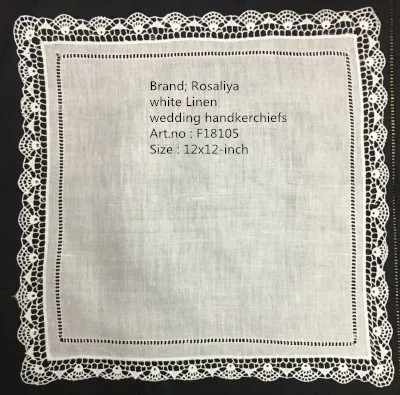 Linen hankies deals wedding