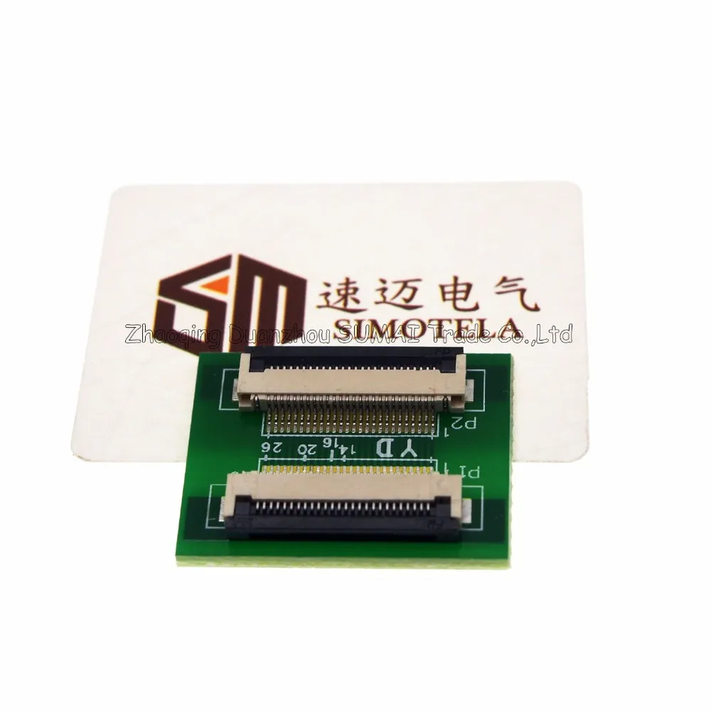 26 Pin 0,5 mm FPC FFC PCB-Stecker-Buchse-Adapterplatine 26P-Flachkabelverlängerung für LCD-Bildschirmschnittstelle2222