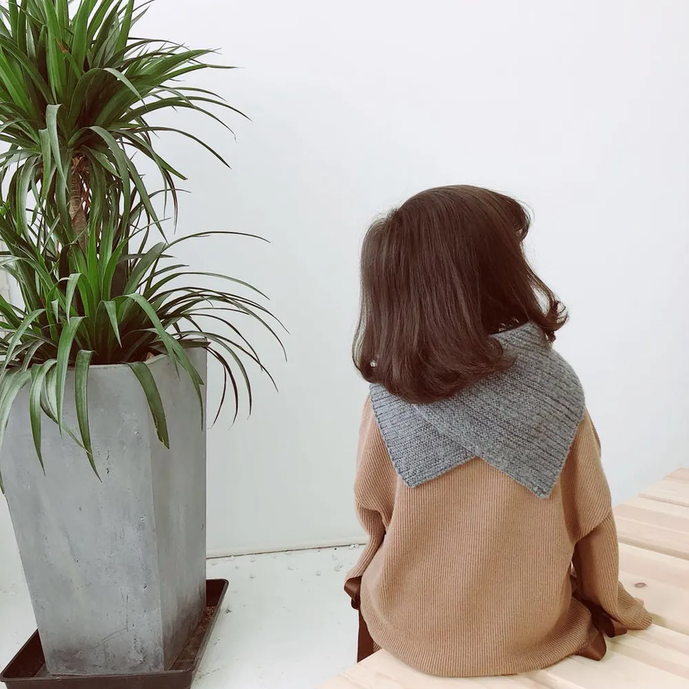 Pañuelo Triangular De Punto Para Mujer, Diadema De Algodón Puro, Estilo De Campo Francés, Verano