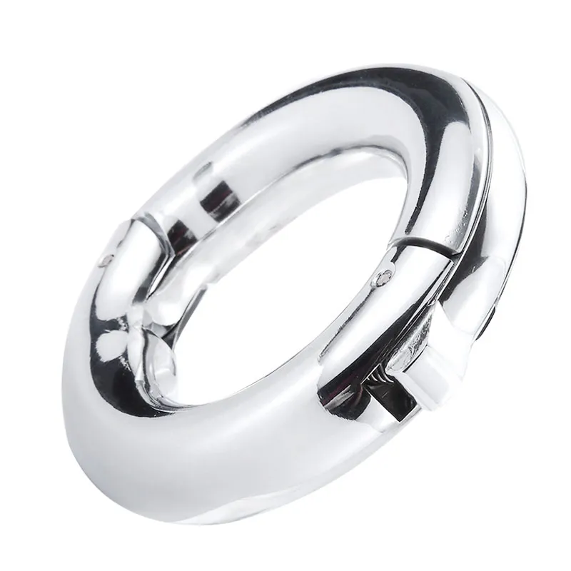 30-50mm adjustable metal stainless steel Cockrings penis ring male chastity ball stretcher bondage weight rings