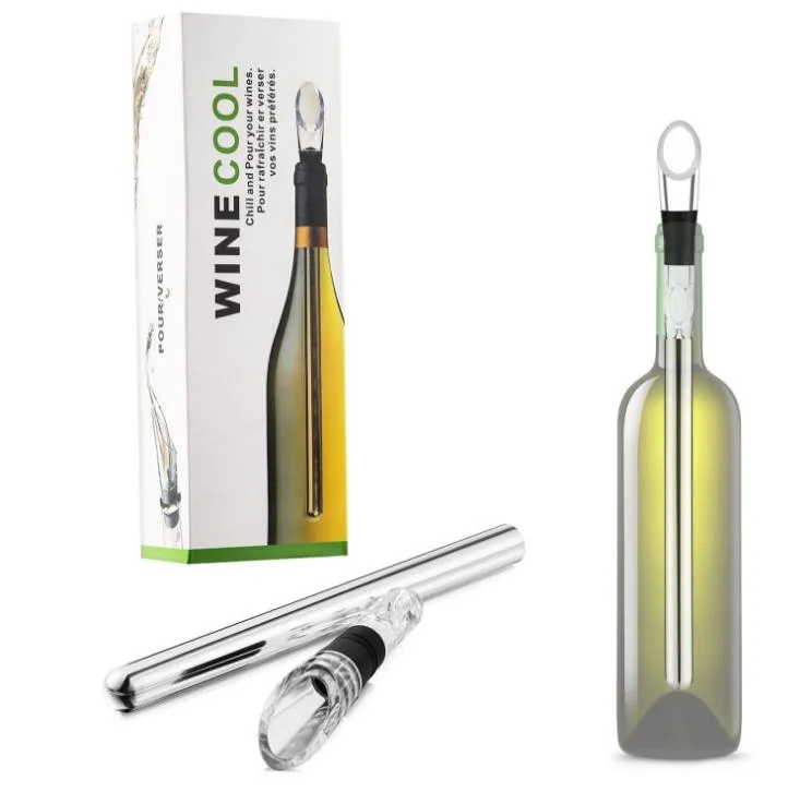 Wine Chillers Stick Stainless Steel Wine Bottle Coolers Chill Wine