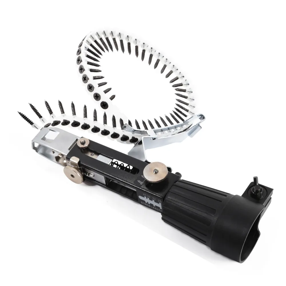 Electric Drill 15 Degree Nail Gun Adapter With Automatic Screw Chain For  Gypsum Board, Partition Wall, And Ceiling From Chinaledworld, $7.04 |  DHgate.Com