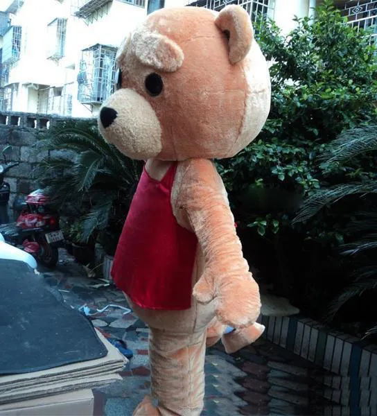 2018 fabbrica Ted Costume Teddy Bear Costume mascotte 2019296S