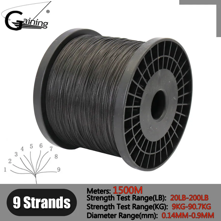 9 Strand Braided Fishing Line