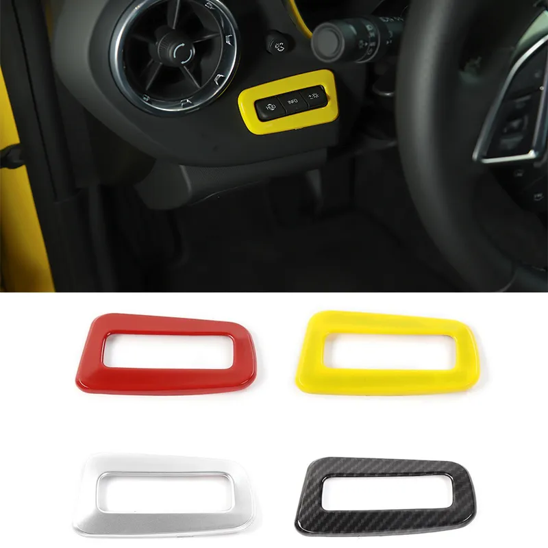 ABS Head Up Display Button Ring Decoration For Chevrolet Camaro 2017 High Quality Car Interior Accessories