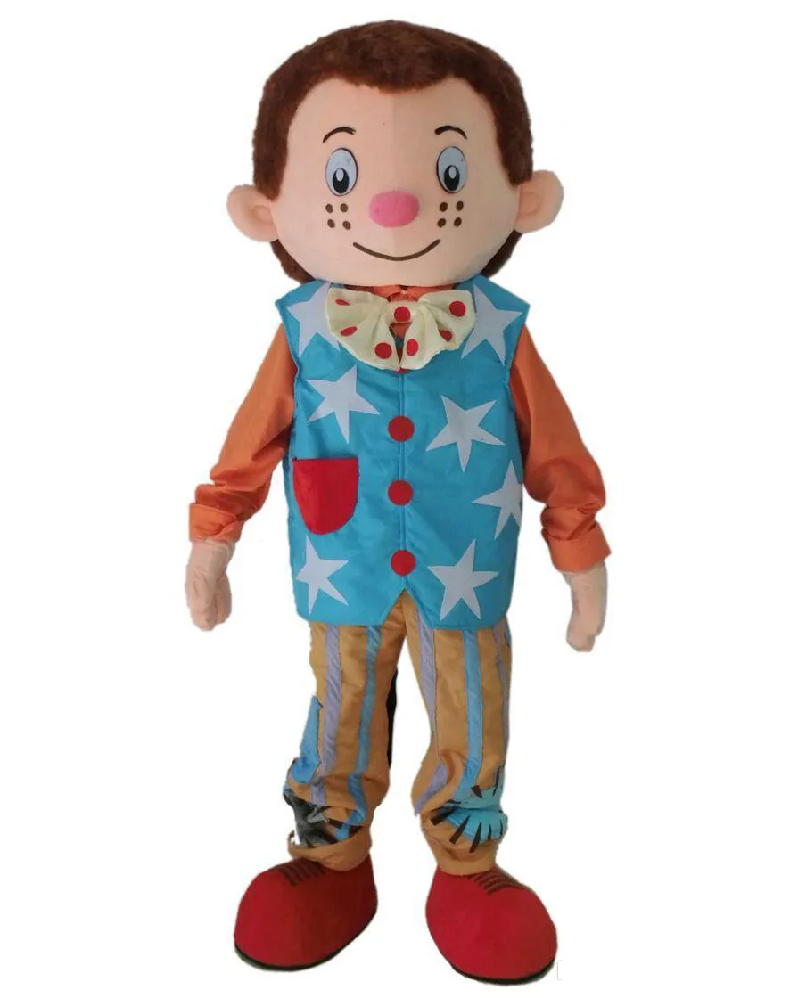 Costume de mascotte Mr. Tumble costume de mascotte garçon pour adulte costume de carnaval d'Halloween