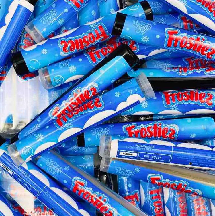 Wholesale Premium Blend Of Exotic Topshelf Flower Frostiez Certz OG ZOURZ  Lucky Charmz Preroll Anime Fanz Tubes Jokes Up 1 Grain Pre Rolls Anime Fanz  Tube Packaging From Packagingbag, $0.39