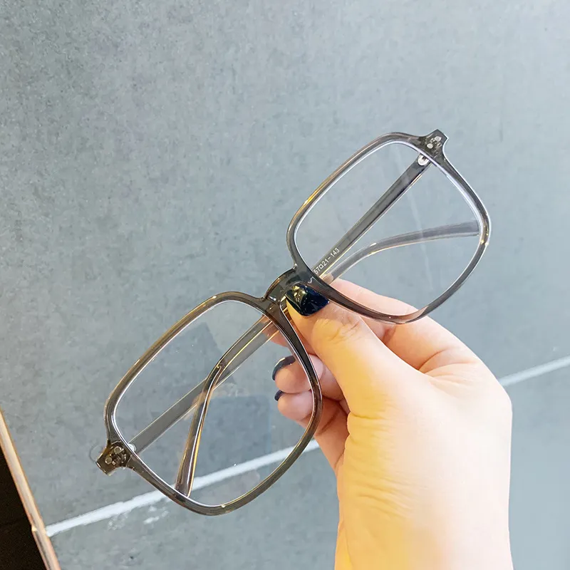 نظارات الجملة MIZHO العلامة التجارية سوبر ستار كبير عين إطارات للساحة الإطار النساء السادس أزياء من البلاستيك الشفاف نظارات السيدات البصرية