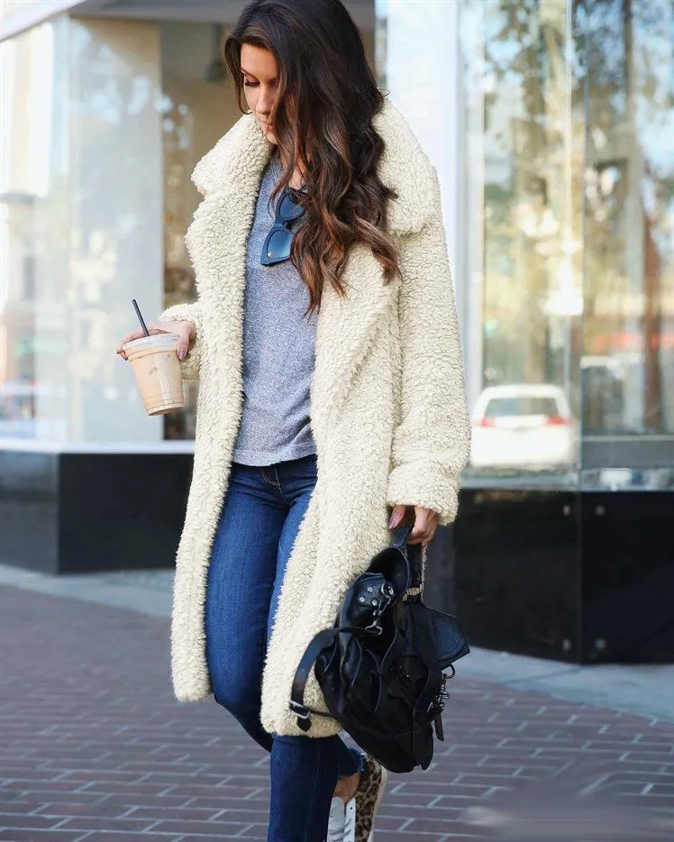 Sherpa long cardigan 2025