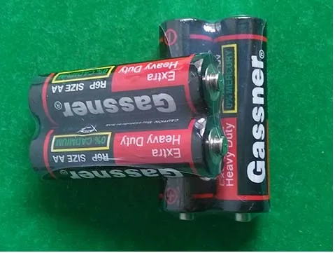 Super R6P R6 UM3 1.5V Carbon Zinc Battery for Toys Clocks Controls عن بعد