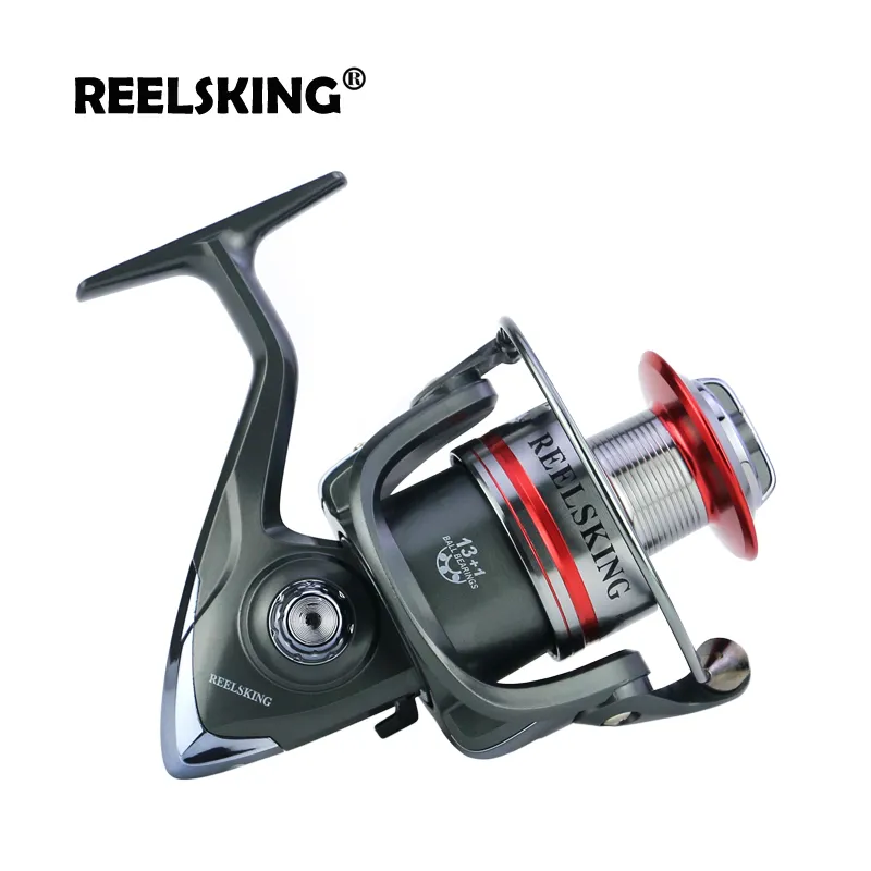REELSKING Gear Ratio Up To 5.2:1 Spinning Ultralight Spinning Reel With  Exchangeable Handle Automatic Folding For Casting From Blacktiger, $14.96
