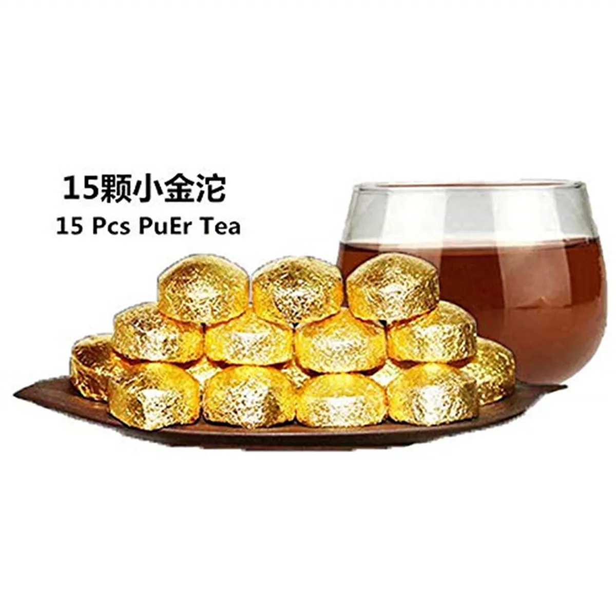 No bad praise 75g Ripe Puer Tea Bulk Yunnan mini golden tuocha Black Puerh Tae Organic Natural Puerh Old Tree Cooked Pu-er Preferred - ...