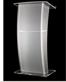 Pupitre acrylique clair chaire acrylique podium plexiglas chaire d'église  chaire d'église podium en plastique