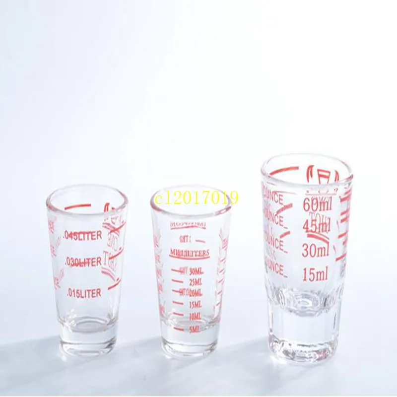 1Pc 30 ML Glass Measuring Cup With Scale Shot Glass Liquid Glass Ounce Cup