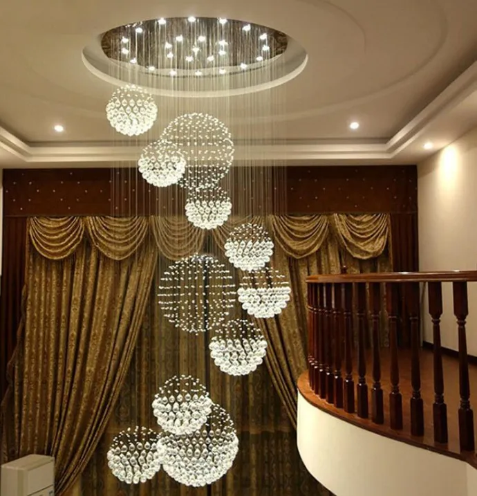 Lyx K9 Crystal Chandelier Hotell Lampa Villa Vardagsrum Royal Family Crystal Crystal Crystal Crystal Crystal Crystal Chandeliers Inredning Inredning Ljus LLFA