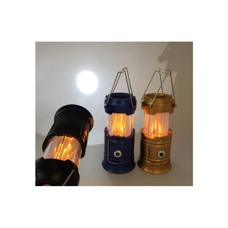 Lanterns, Ultra Bright Night Lights LED Przenośny Latarnia Mini Torch Light Solar Składana latarka do Wędrówki na świeżym powietrzu Kemping Łowienie ryb