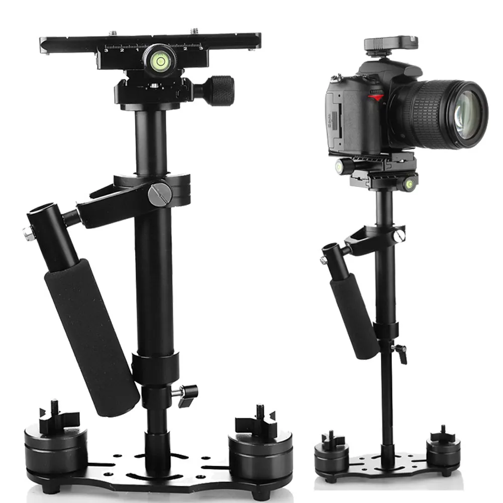 Regola il gradiente di metallo Stabilizzatore palmare Steadycam Stabilizzatore di ripresa della fotocamera Steadicam videocamera DSLR Videocamera DV