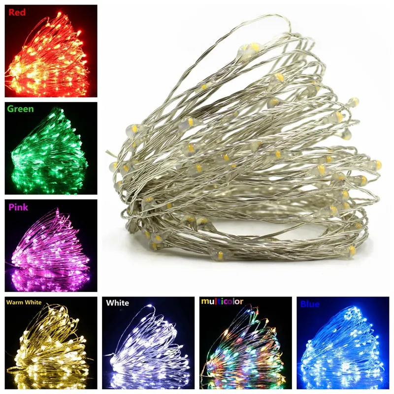 اديسون 2011 12 فولت 5 متر 50leds الشظية النحاس سلك الصمام سلسلة ضوء ماء الخيالية ضوء لعيد الميلاد الزفاف هالوين