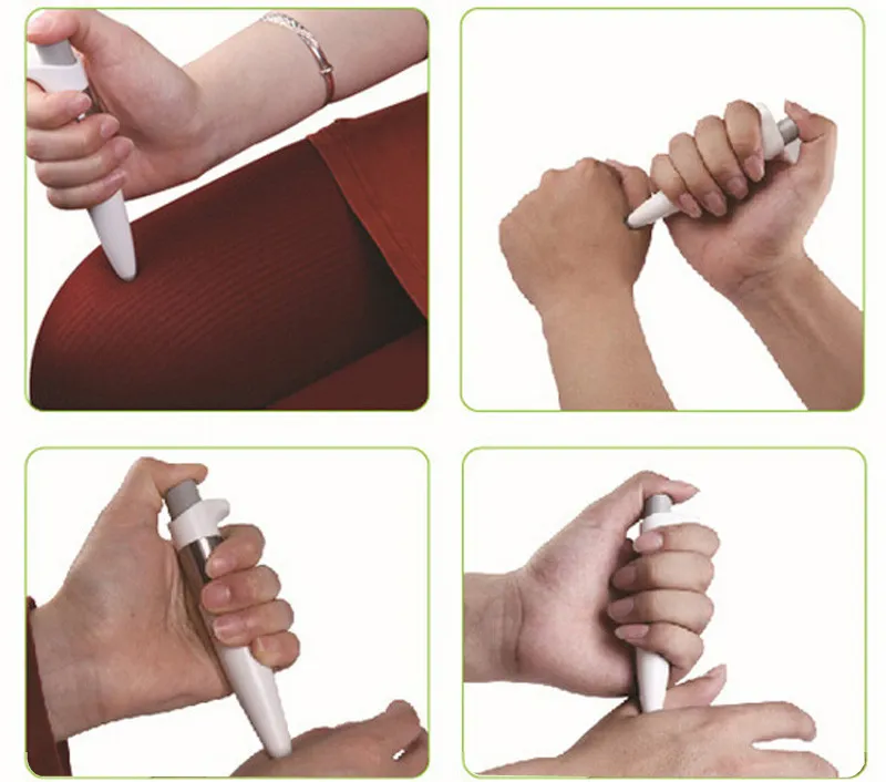 Novo multi-função Acupressure Pen Eletrônica Pulso Massagem de Massagem Acupuntura